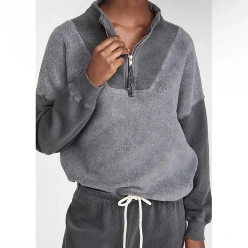 The GREAT Trail Sweatshirt. Half zip. Super cosy. Size 1. Grey - Picture 2 of 5